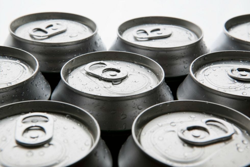 Font, Metal, Circle, Aluminum can, Black-and-white, Home accessories, Number, Cylinder, Tin, Silver, 