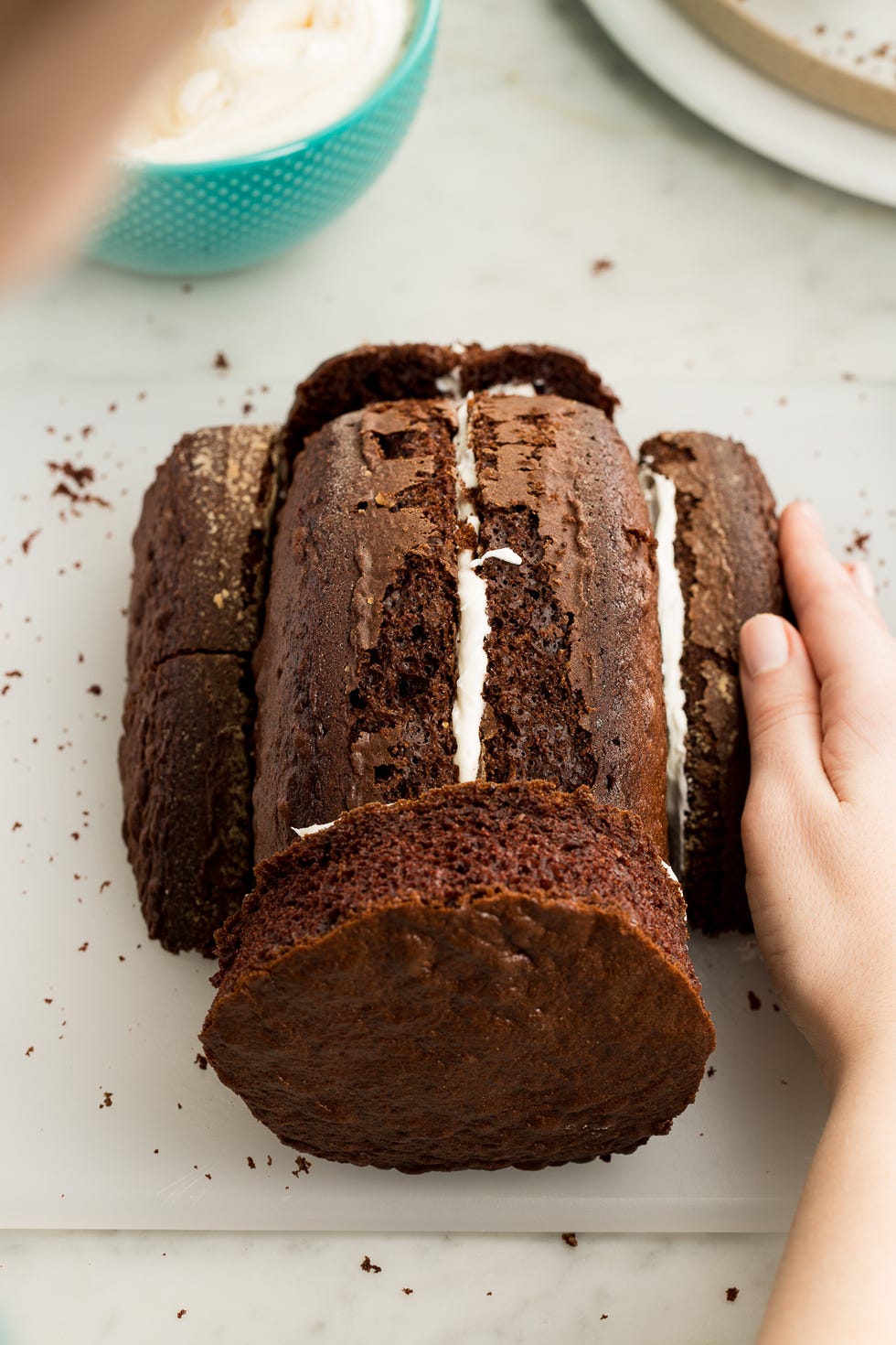 Dishware, Cuisine, Food, Serveware, Bread, Baked goods, Dessert, Plate, Ingredient, Gluten, 