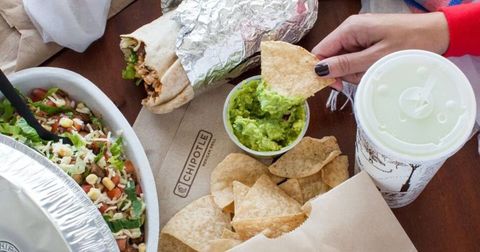 Chipotle offers free chips and guacamole.