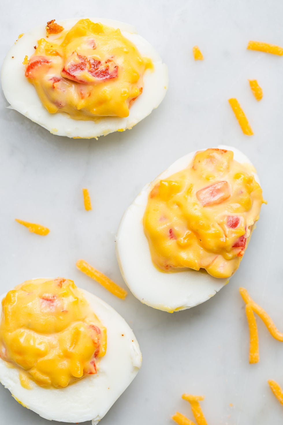 pimento cheese deviled eggs