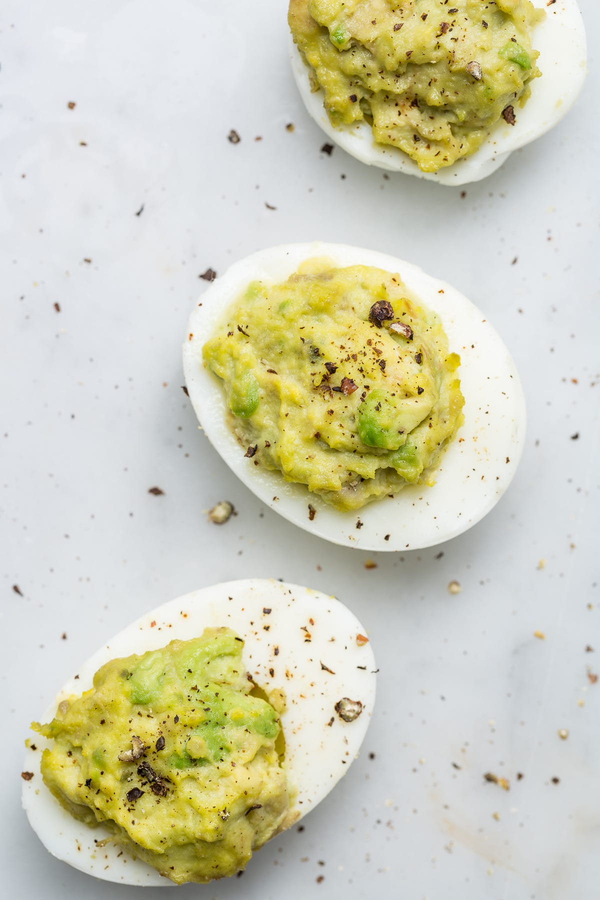 Guacamole Deviled Eggs 