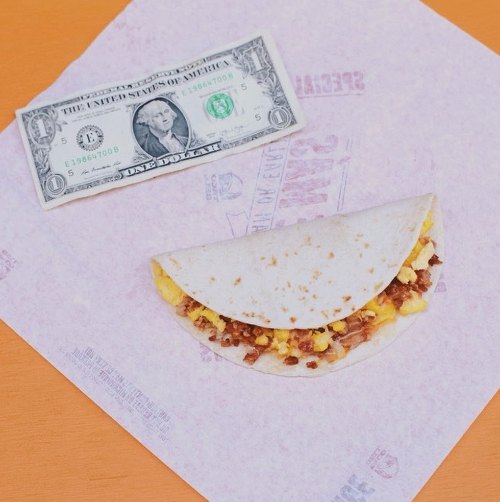 Bacon Soft Taco Taco Bell