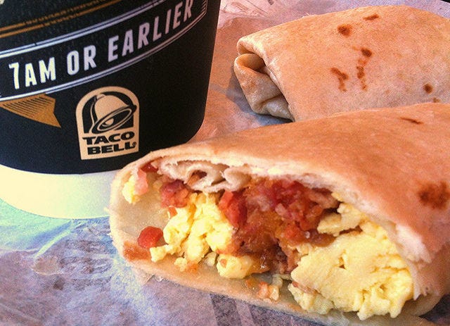Taco Bell Breakfast Burrito