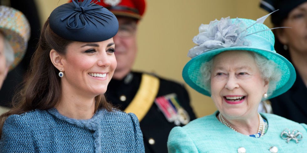 Kate Middleton and the Queen