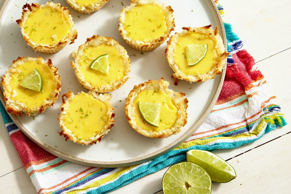 mini key lime pies with coconut macaroon crust recipe