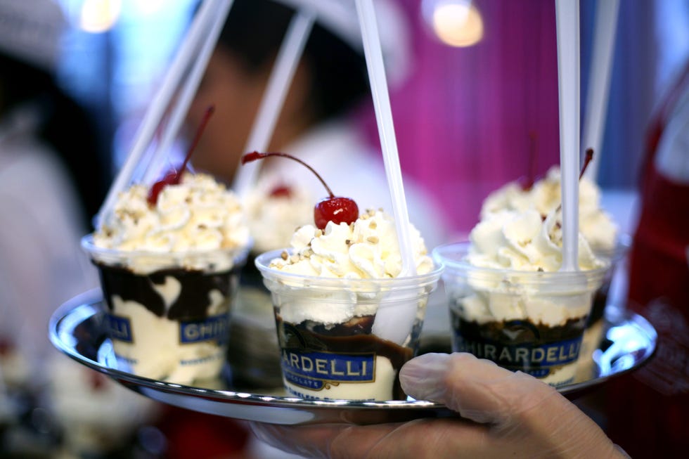 Ghirardelli Chocolate Sundaes
