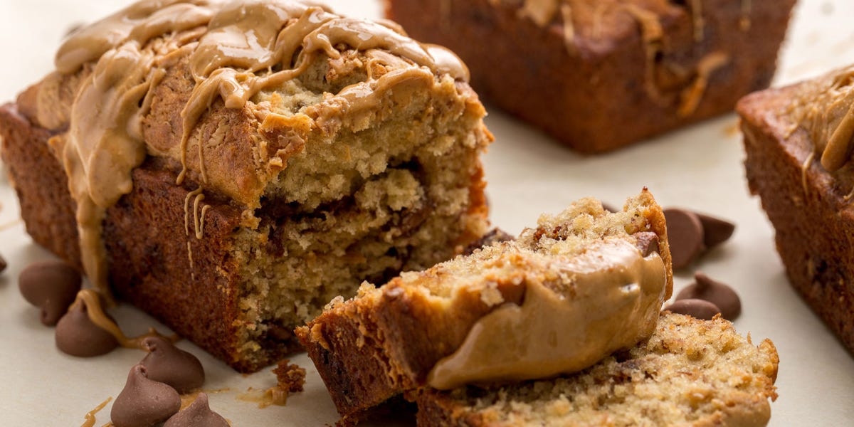 Chocolate-Peanut Butter Banana Bread