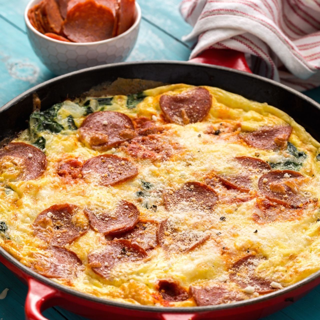 Best Pizza Frittata Recipe - How To Make Pizza Frittata