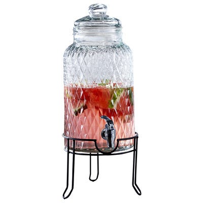 Style Setter Quilted 2-Piece Beverage Dispenser Set