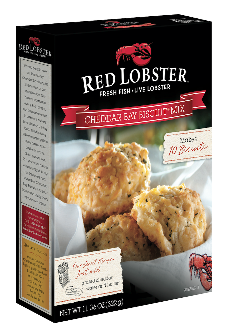 Red Lobster Cheddar Bay Biscuit Mix, 11.36 Oz Boxes (Pack of 2) with Metal  Meas