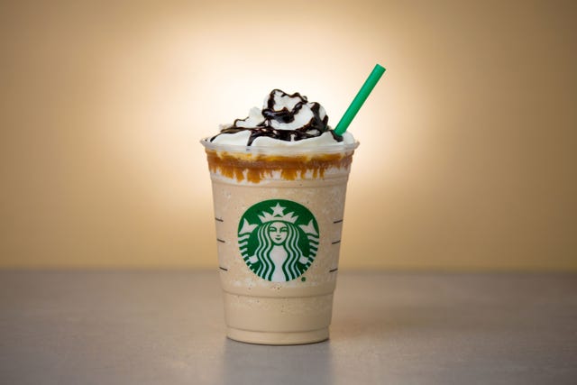 Caramel Cocoa Cluster Frappuccino