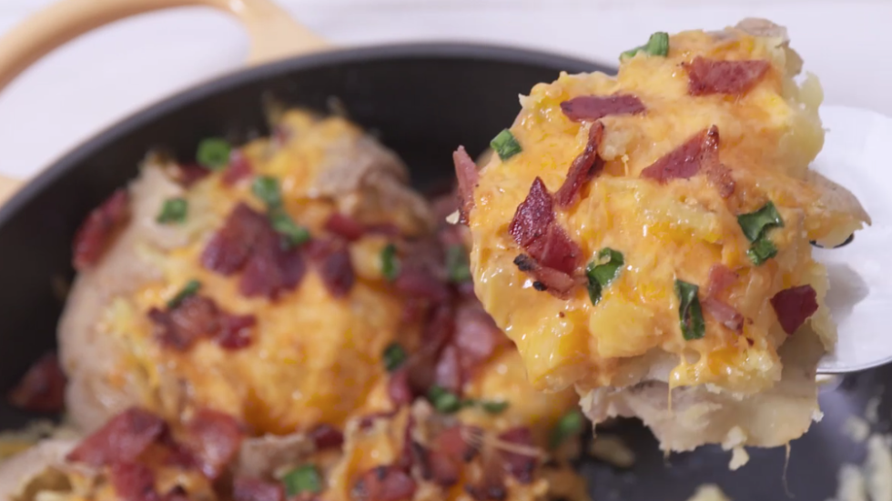 preview for Loaded Skillet Potato Skins