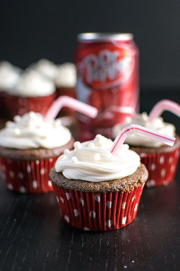 Cupcake, Food, Baking cup, Buttercream, Icing, Dessert, Red, Baking, Cake, Cream cheese, 