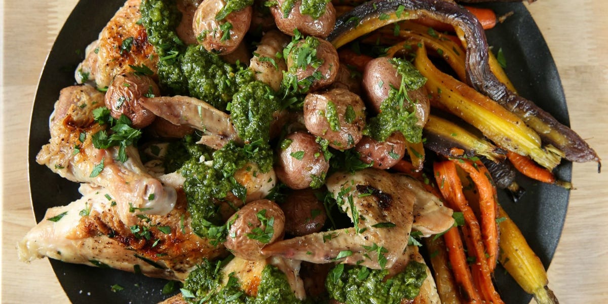 Chimichurri Roast Chicken 