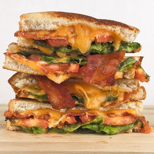 BLT Grilled Cheese Recipe - Grilled Cheese Recipes - Delish.com