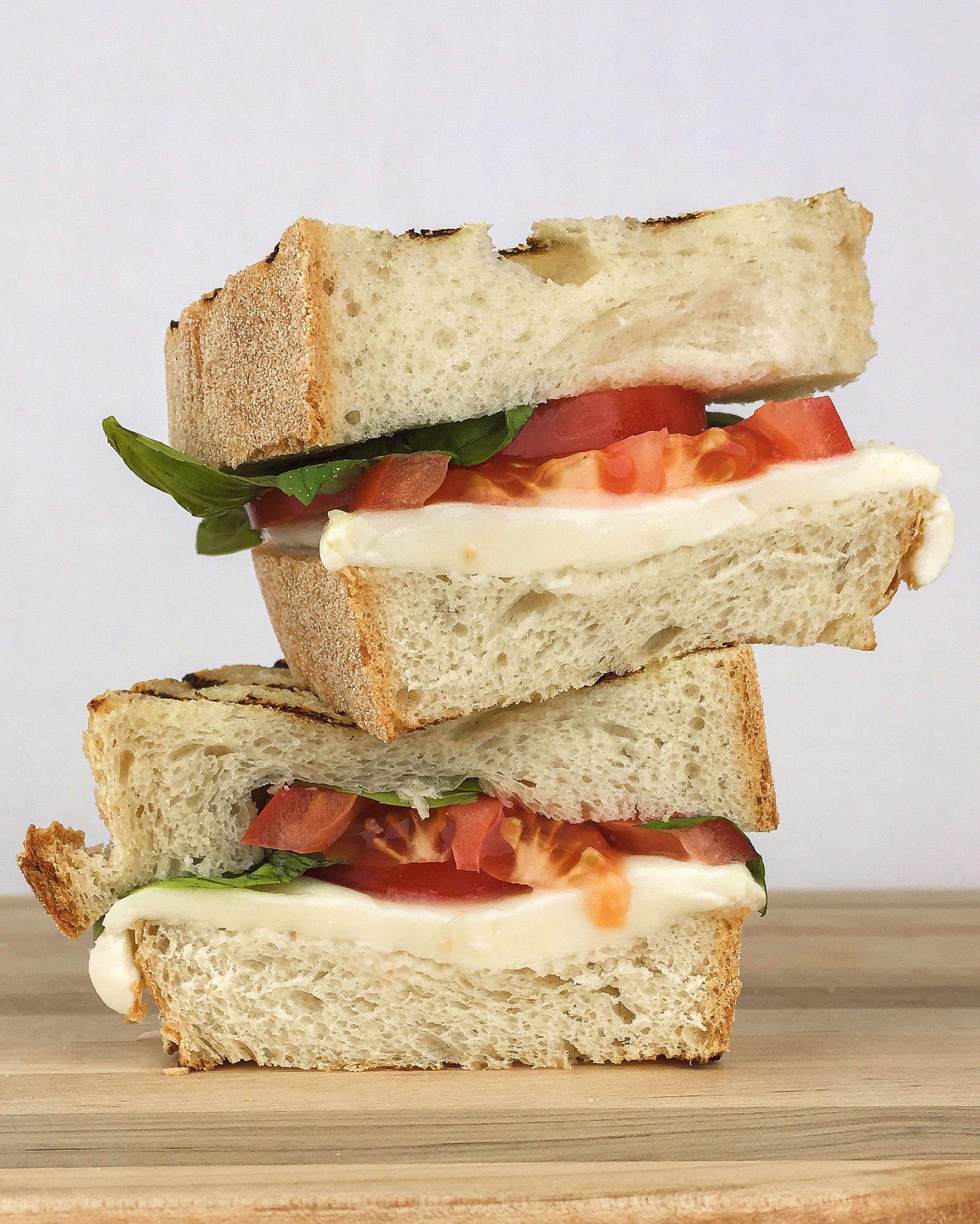 Caprese Grilled Cheese Recipe - Grilled Cheese Recipes - Delish.com