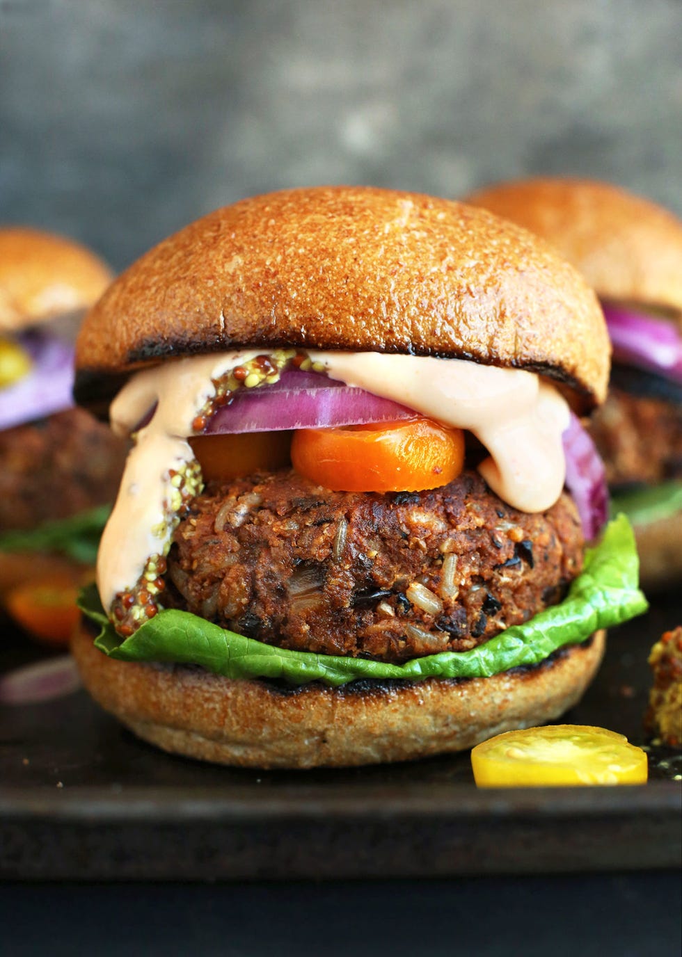Dish, Food, Cuisine, Hamburger, Veggie burger, Buffalo burger, Ingredient, Slider, Bun, Patty, 
