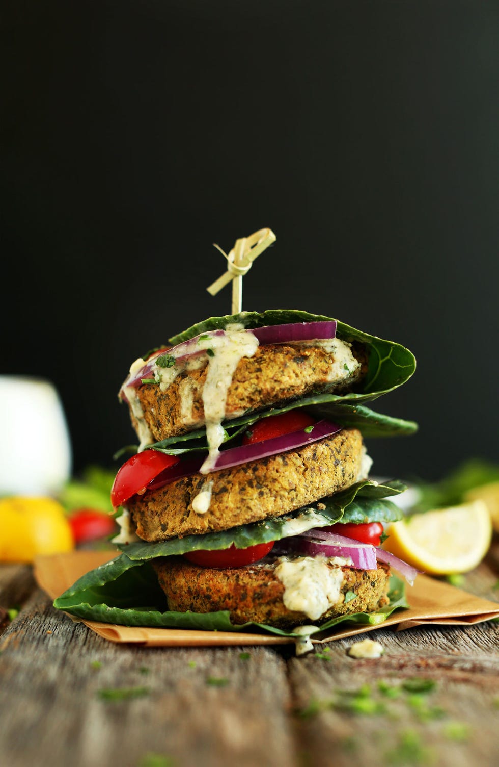 Food, Dish, Cuisine, Veggie burger, Ingredient, Vegan nutrition, Vegetarian food, Finger food, Recipe, Produce, 