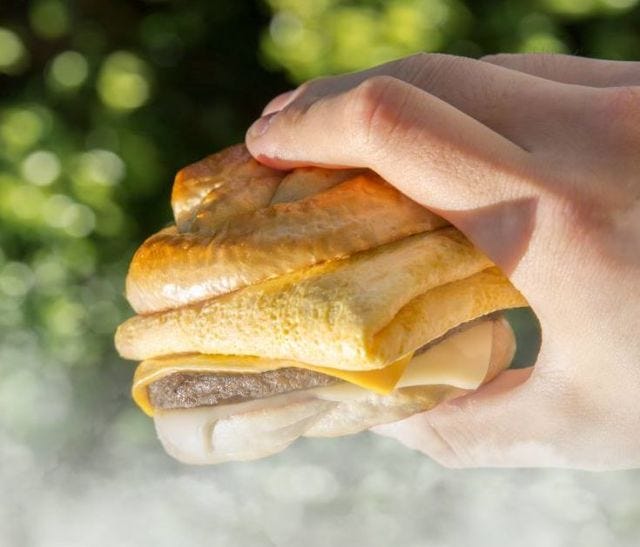 Hardee's and Carl's Jr. teamed up with Auntie Anne's to create a breakfast sandwich served on a pretzel bun.