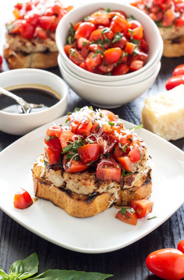 Dish, Food, Bruschetta, Cuisine, Ingredient, appetizer, Tomato, Bread, Caponata, Finger food, 