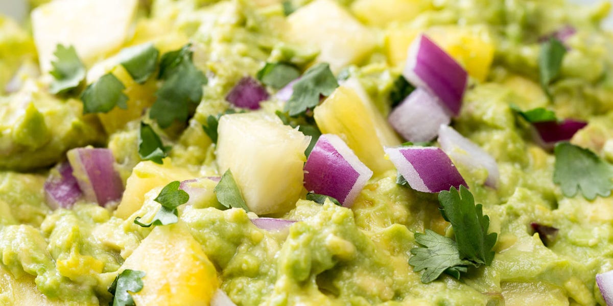 Pineapple Salsa Guacamole