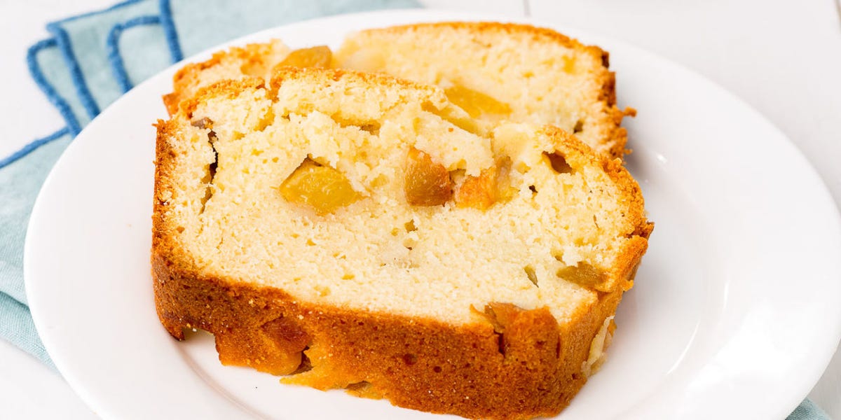 Peaches & Cream Pound Cake