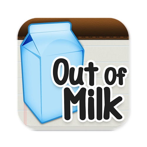 out of milk app