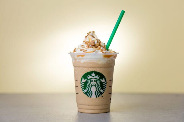 Starbucks waffle cone Frappuccino
