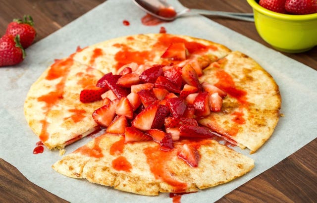 Strawberry Cheesecakeadilla Recipe