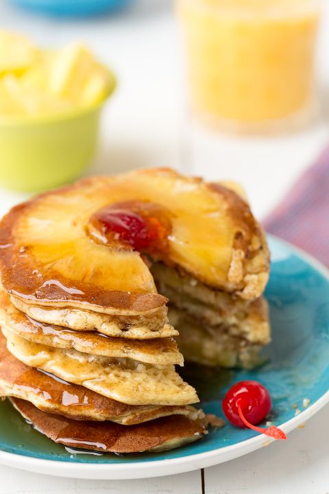 Pineapple Upside-Down Pancakes - Delish.com
