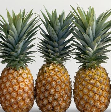 Pineapples Lined Up