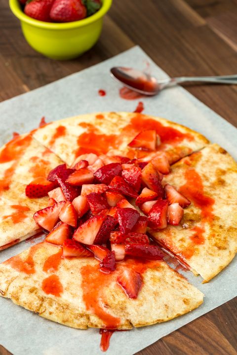 strawberry cheesecakeadilla recipe