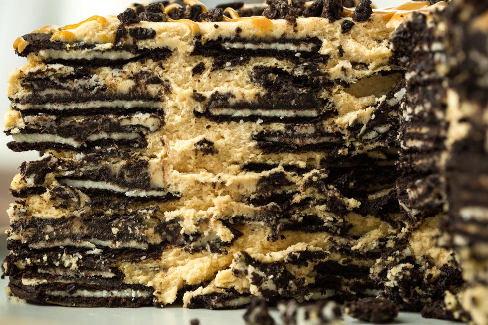 peanut butter oreo icebox cake