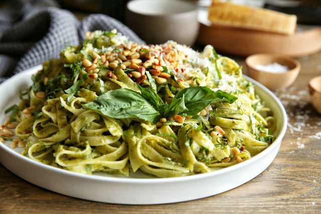 Avocado Pesto Fettuccine Recipe Avocado Pesto Fettuccine Recipe