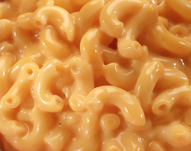 Macaroni and Cheese Close Up