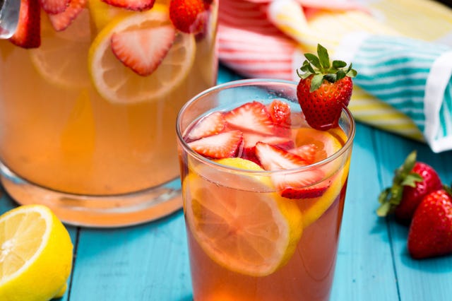 spiked pink lemonade