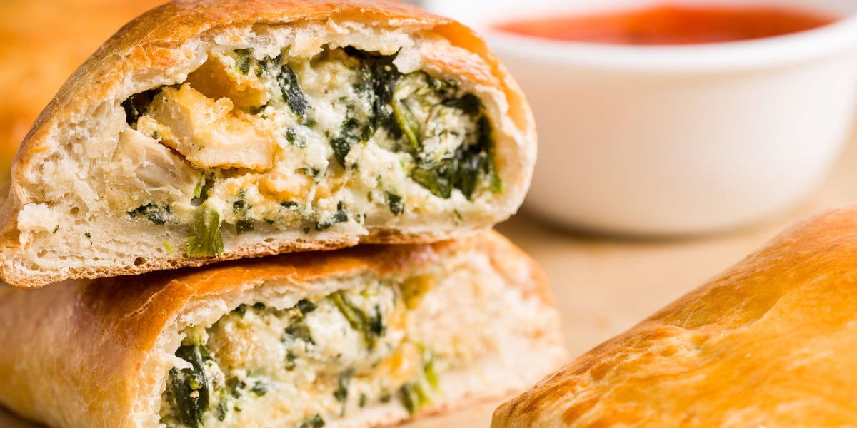 Mini Cheesy Chicken Calzones
