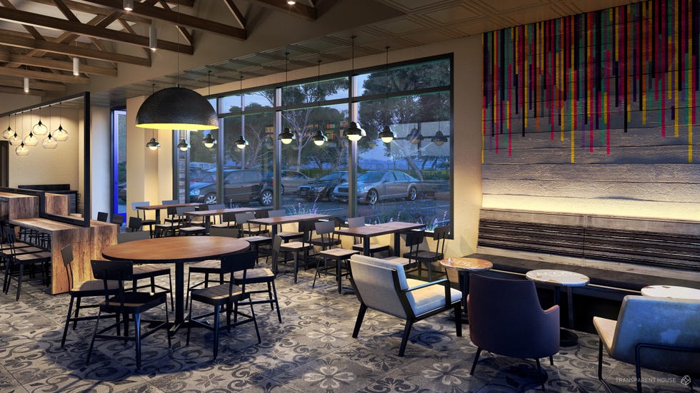 Lighting, Interior design, Room, Furniture, Floor, Table, Ceiling, Flooring, Glass, Interior design, 