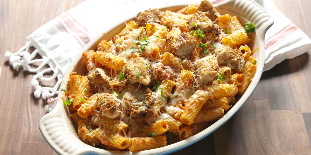 Chicken Parm Rigatoni Bake Best Casserole Recipes Delish Com