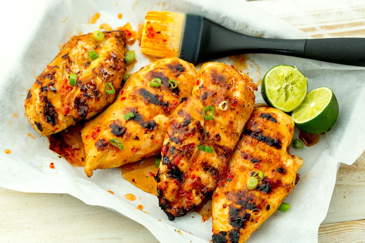 sweet chili lime grilled chicken