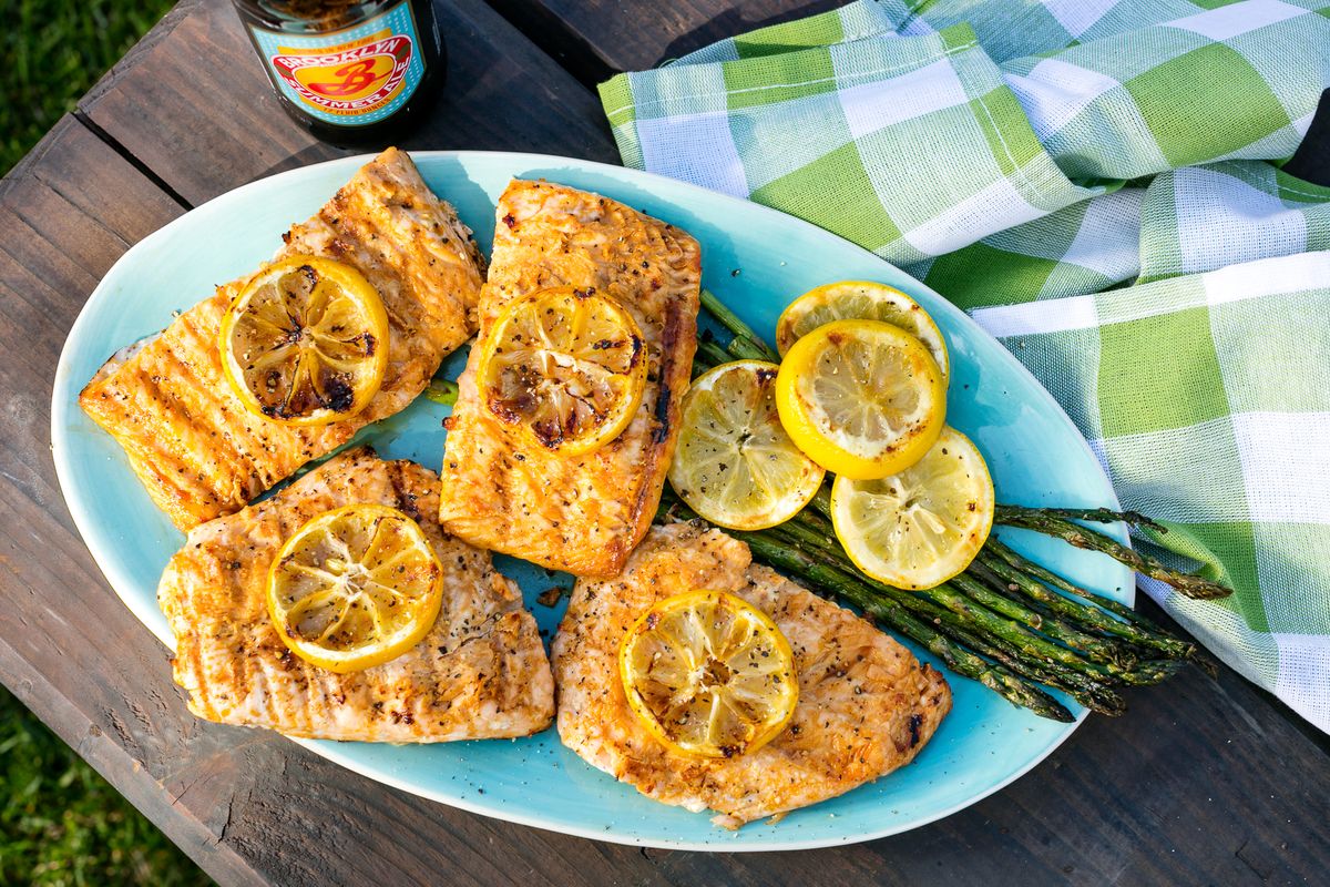 Lemony Grilled Salmon Recipe