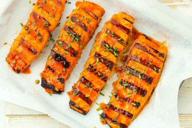 Hot Shot Grilled Salmon - Delish.com hot shot grilled salmon