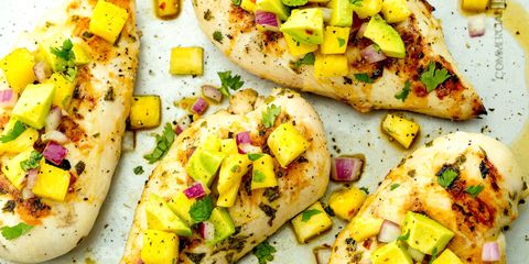 grilled honey lime chicken with pineapple salsa recipe