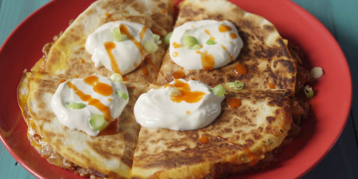 Sloppy Jose Quesadillas