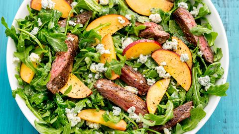 preview for Balsamic Grilled Steak Salad With Peaches Was Made For Summer