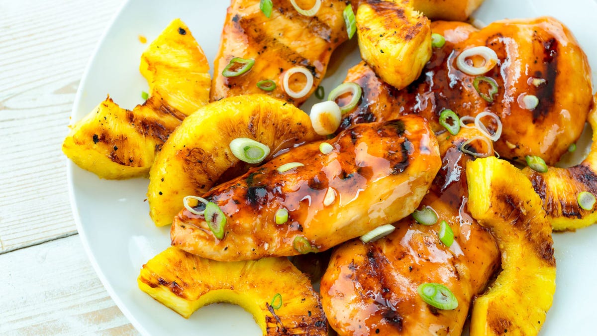 Video player poster image preview for Grilled Aloha Chicken