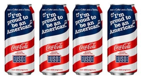Patriotic Coke Cans