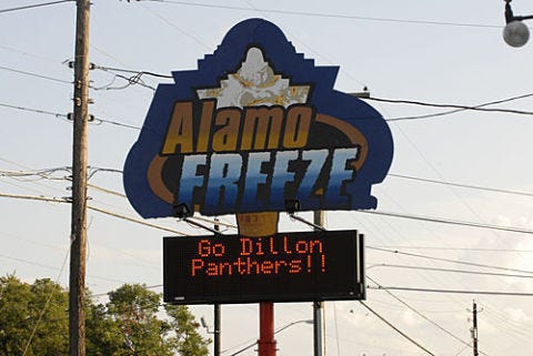 Alamo Freeze Friday Night Lights
