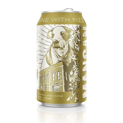 Mancan Wine Sparkling White Wine Can