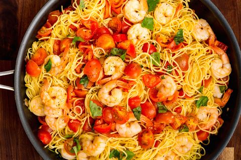 bruschetta shrimp pasta